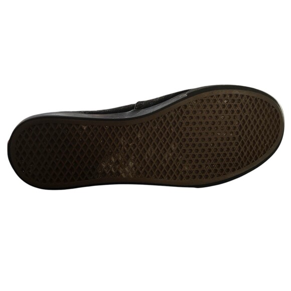 Vans Authentic Black Low Top Lace Up Canvas Sneaker Women 5.5/ Men Size 4 - Picture 2 of 5